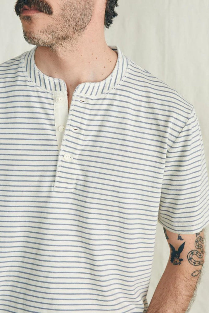 Faherty Brand SS Sunwashed Henley - Archery Close Men's