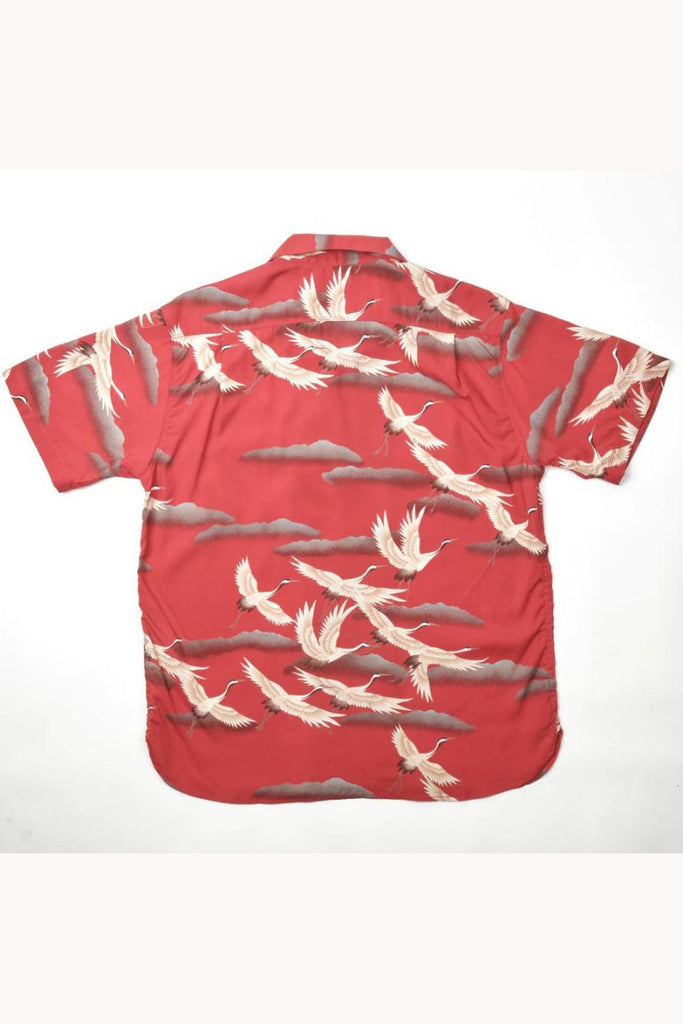 Freenote Cloth Hawaiian Red Crane - Archery Close Men's