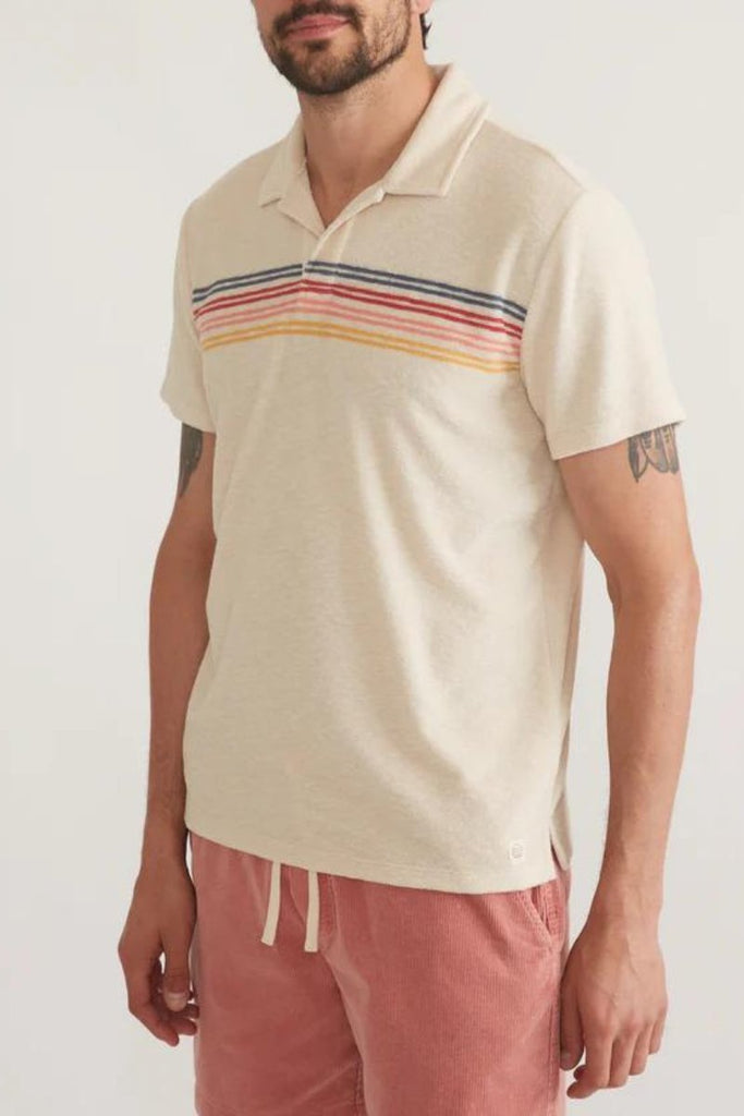 Marine Layer Terry Out Polo - Archery Close Men's