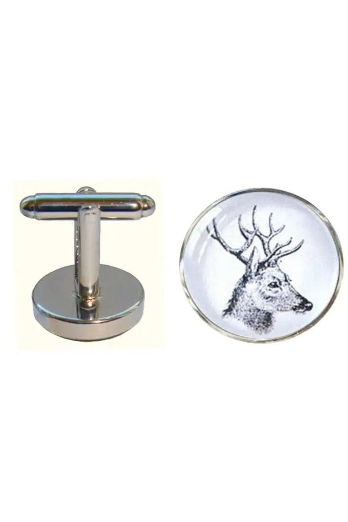 Bassin and Brown Stags Headccufflinks - Archery Close Men's
