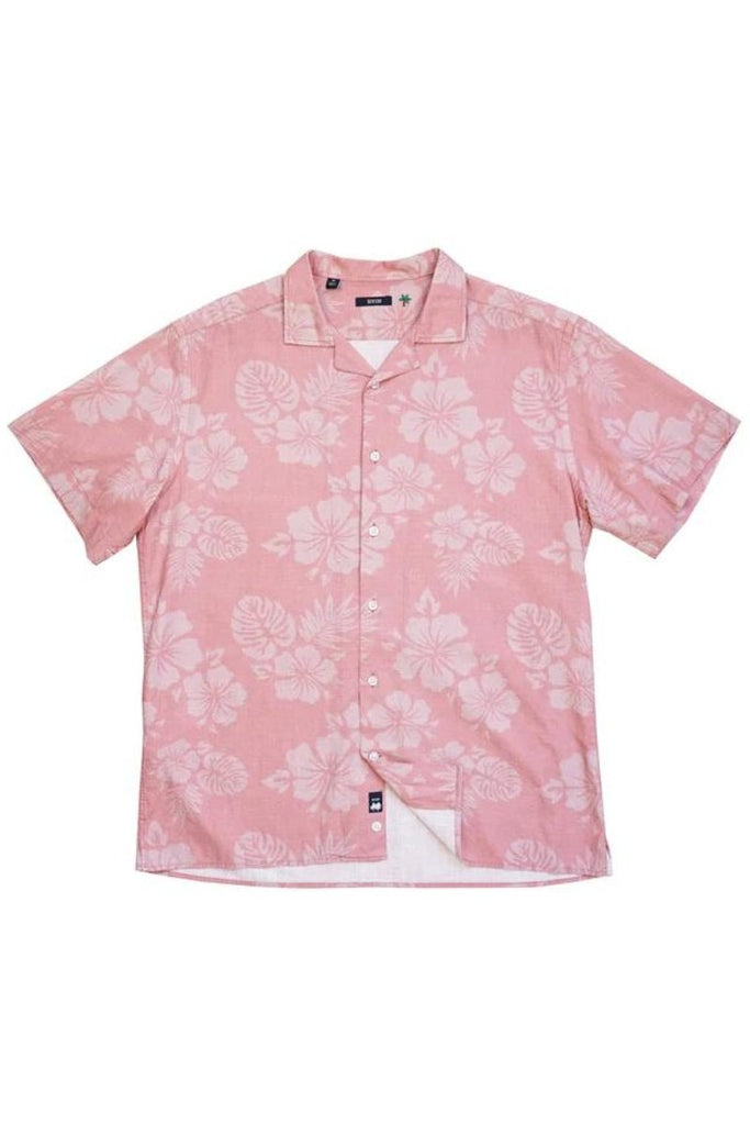 Benson Malibu Soft Pink Flowers Button Up - Archery Close Men's