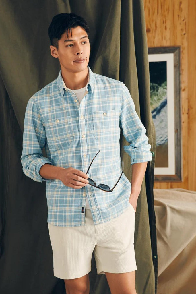Faherty Brand The Surf Flannel - Archery Close Men's