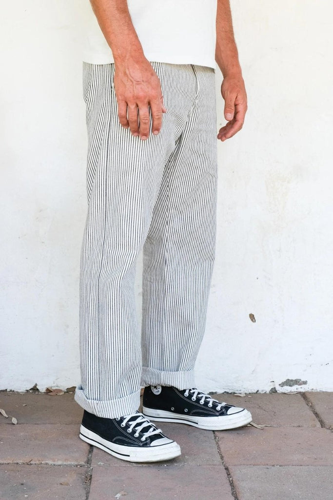 Freenote Cloth Deck Pant - Stripe - Archery Close Men's