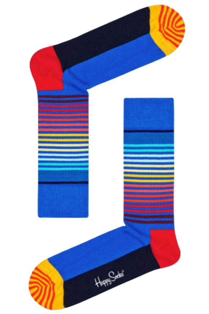 Happy Socks Half Stripe Sock - Archery Close Men's