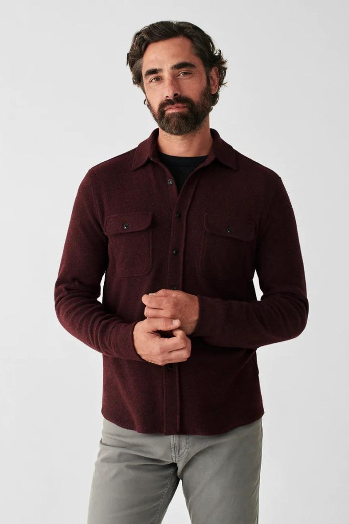 Faherty Brand Legend Sweater Shirt - Archery Close Men's