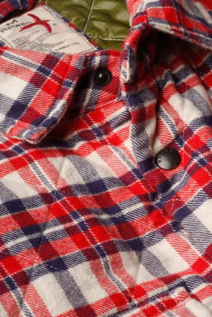 Relwen Quilted Flannel Shirt Jacket - Archery Close Men's